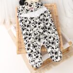 Quilted Padded Baby Fur Printed Port