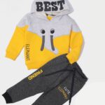 High Quality Boy 95% Cotton 5% Lycra Pajamas Multi-Color Training Suit